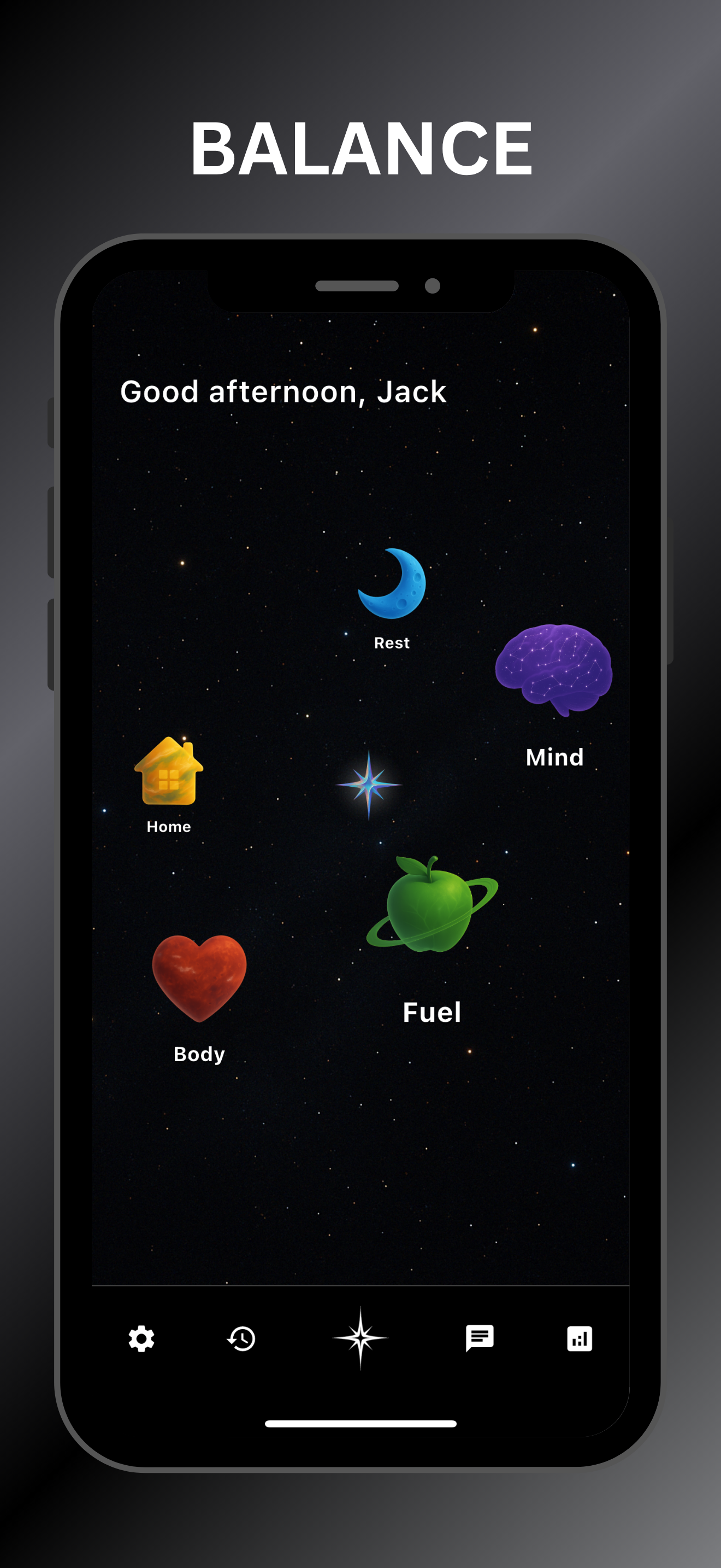 NOVA app screen 1